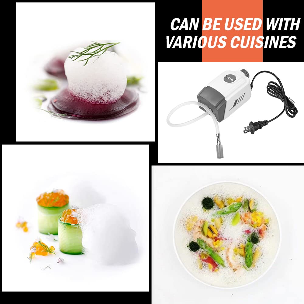 DUEBEL Generatore di schiuma di gastronomia molecolare, kit di generazione di schiuma di regolazione continua della velocità, strumento di cottura creativo dello chef