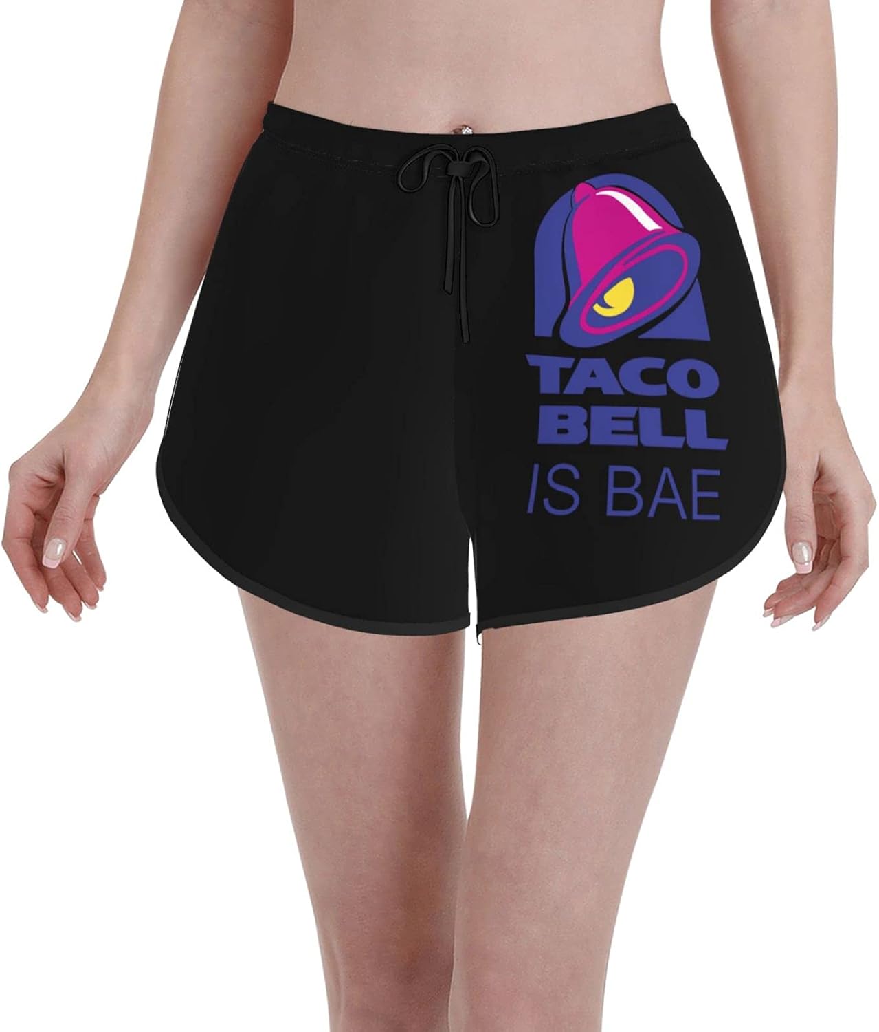 Taco Bell is Bae Womans Shorts Sexy Casual Shorts Quick