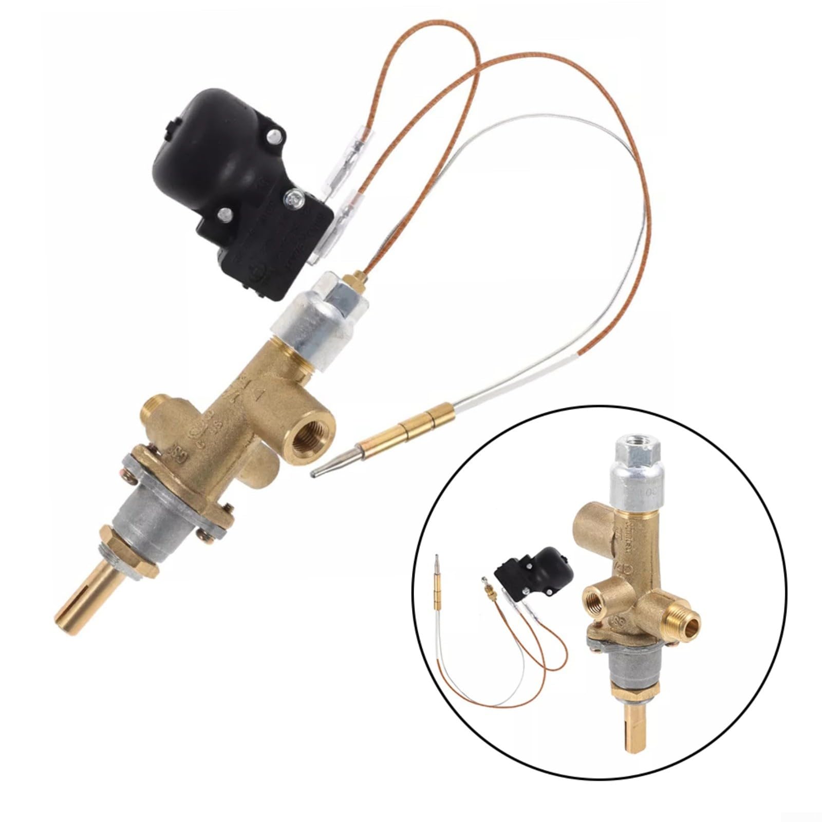 Terrassenheizer, Gasreparaturteile, Thermoelement-Kits und Ausflammschutz,GasTerrassenheizstrahler Außenheizung Gas-Terrassenheizer, Reparatur-Ersatzteile für Terrassenraumheizung