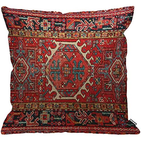 HGOD DESIGNS Antique Turkish Carpet Cushion Cover Cover