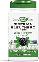 مكمل عشبي غير معدل وراثيًا وخالي من الجلوتين بجذور الجنسنج السيبيري، 1275 ملجم – 100 كبسولة نباتية