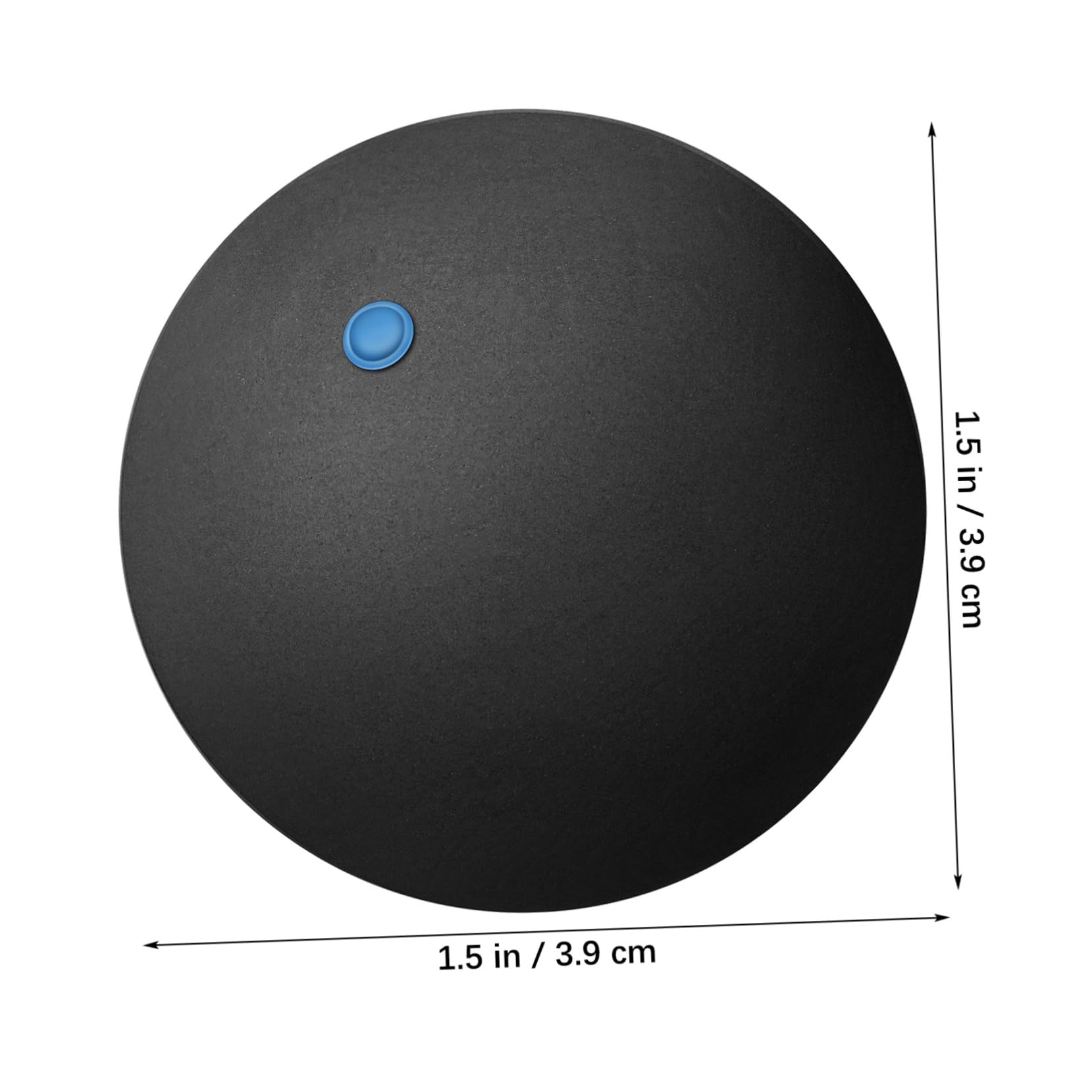 BESPORTBLE 4 Pack Squash Balls Double Yellow Bounce Balls for Sports Training Practice