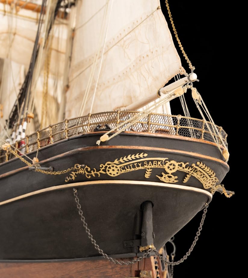 Artesanía Latina - Modellbausatz aus Holz - CUTTY SARK Tee-Clipper 1:84 - Modell 22800-N - Modellbausatz Expertenstufe