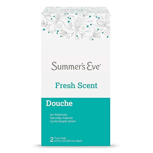 Summer's Eve Douche, aroma fresco, pH equilibrado y probado por ginecólogos, 4.5 onzas líquidas (paquete de 5)