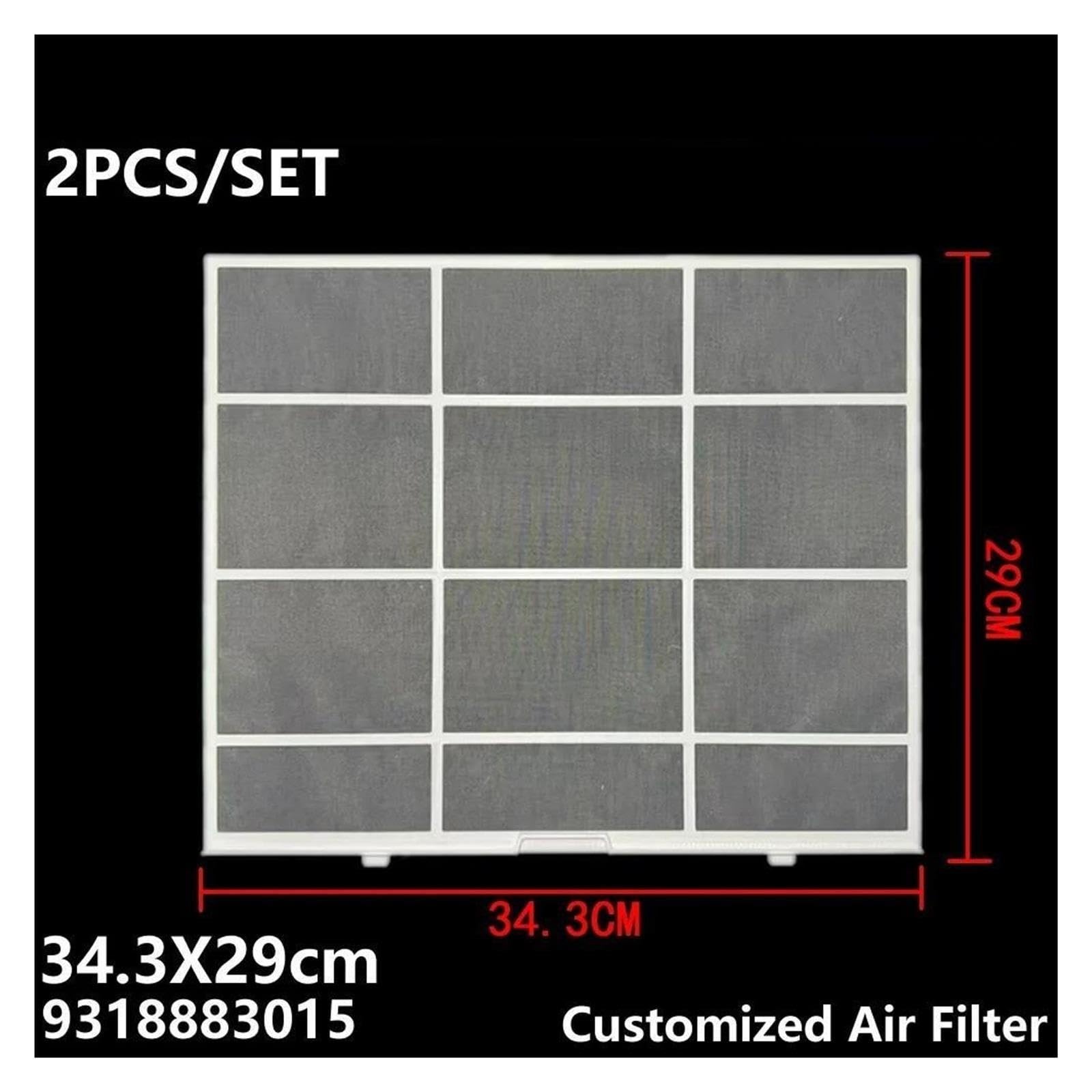Filtre Climatiseur,Compatible avec General,Compatible avec Fujitsu