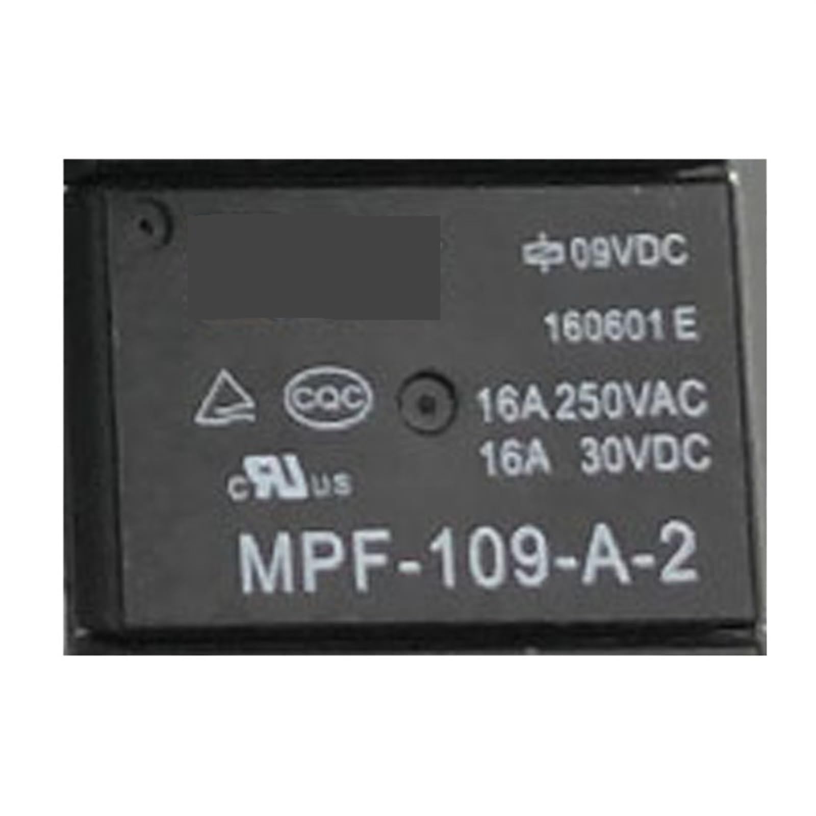 Relais 9V MPF-109-A-2 9VDC 16A pour remplacer un commutateur défectueux à 4 broches