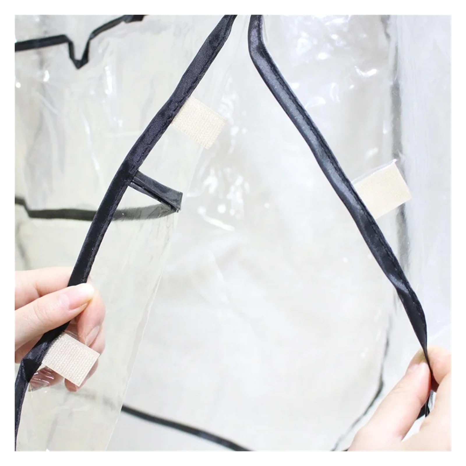 Copertura antipioggia in PVC for passeggino | scenario di utilizzo: protezione universale da pioggia, vento e neve
