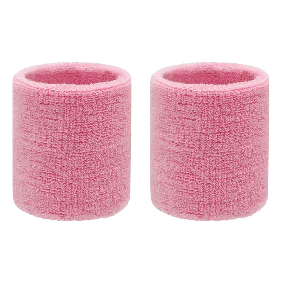 sweatbands sports wristbands for kids and women - 3 inch elastic athletic wrist bands for tennis basketball running working out