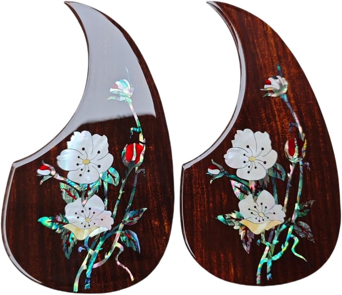 Acoustic Guitar Pickguard Shell Inlay Thickened Celluloid Thickened Guitar Pickguard(Type 3)