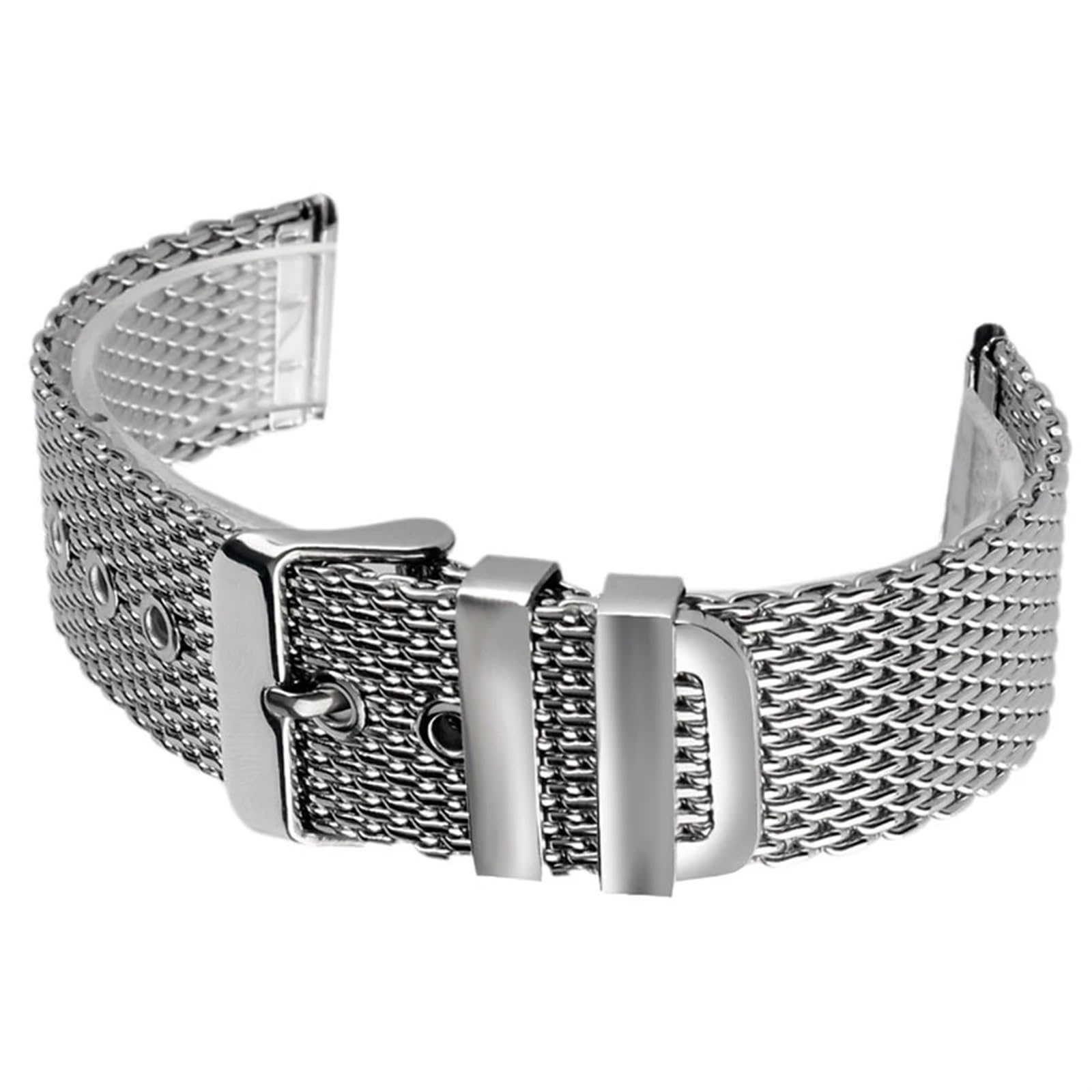 Correa de Reloj de Acero Inoxidable, Correa de 20/22/24mm, Hebilla de Repuesto, Pulsera de muñeca, Reloj de Malla
