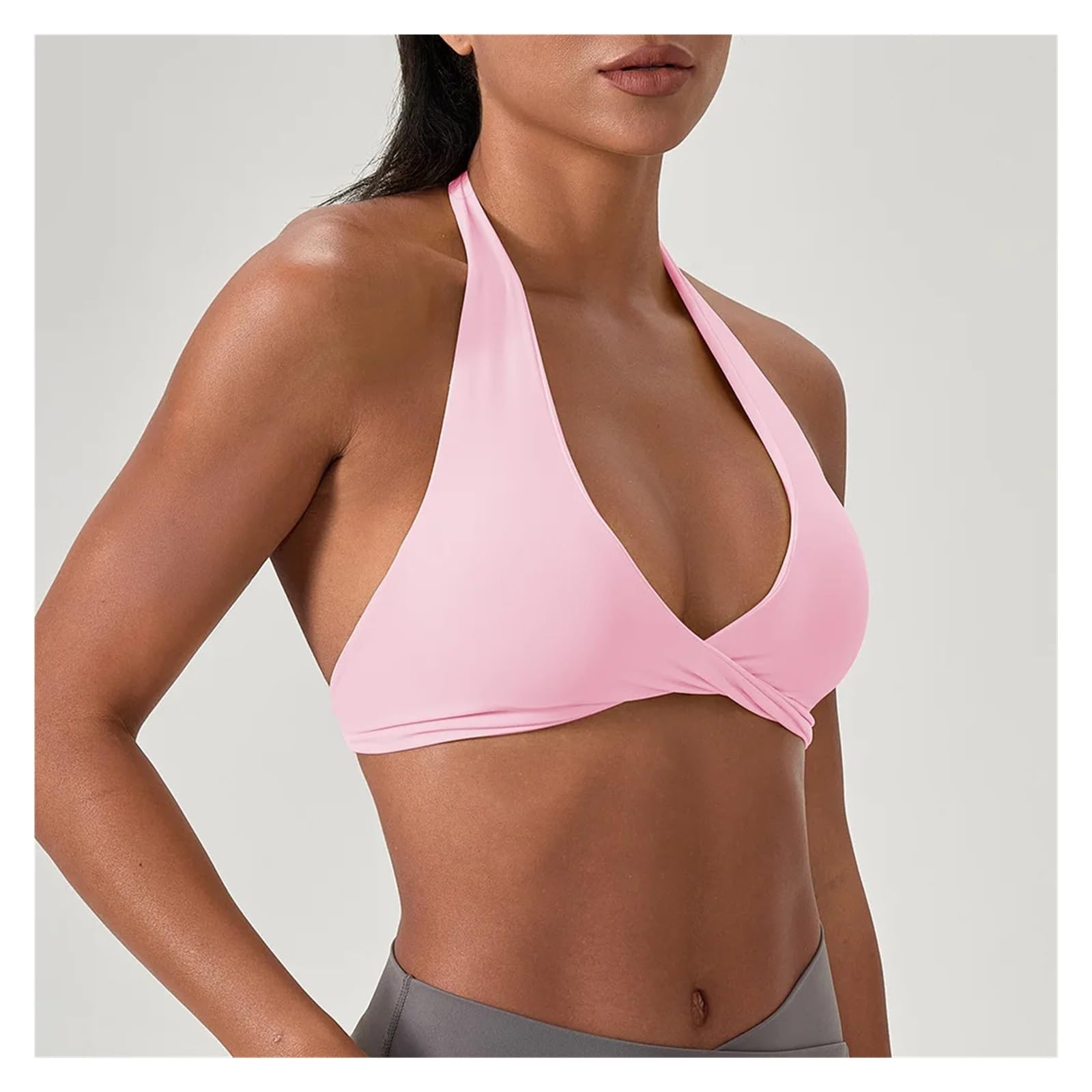 Reggiseno Sportivo da Donna Reggiseno con Spalline for Donna, Reggiseno Sportivo Schiena Scoperta, Leggero, Top Corto da Palestra, Senza Cuciture, Yoga, Reggiseni Imbottiti