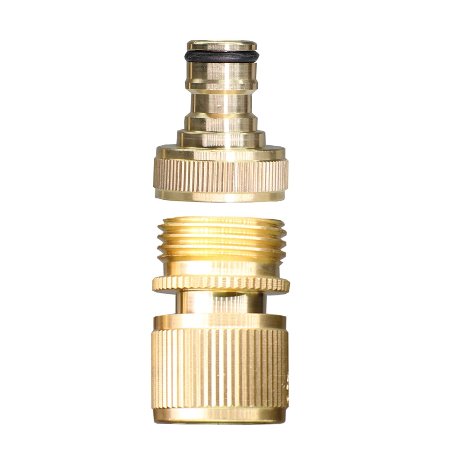 Resistir Extremos de Alta presión y Temperatura Conector rápido roscado de latón Macizo, Adaptador de Conector de Manguera de jardín, Accesorios de conexión de Grifo, Suministros de riego