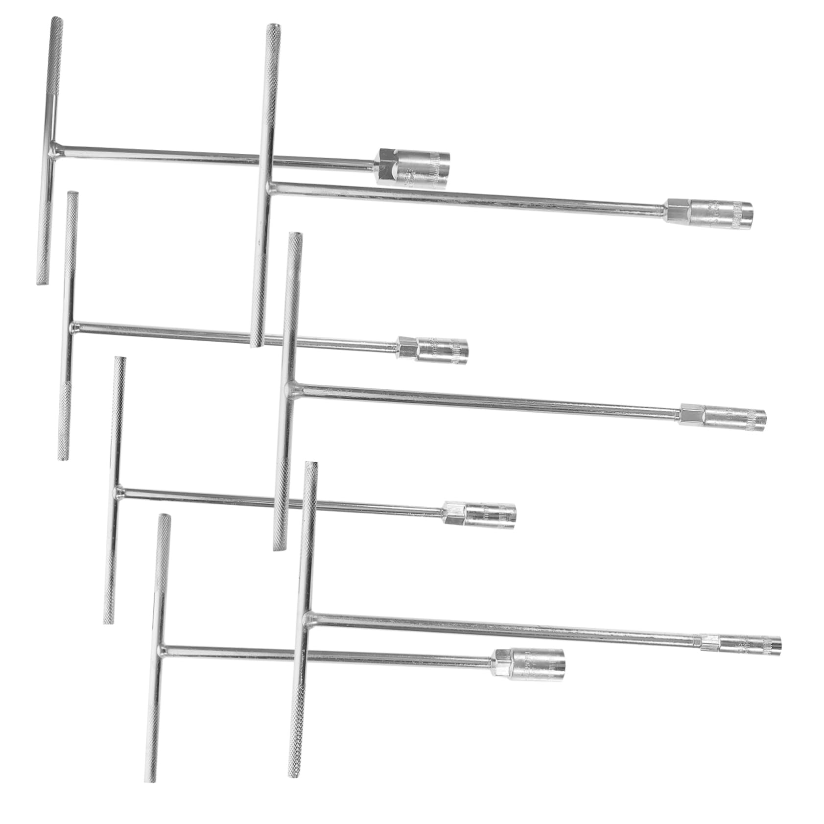 Generic 7 Sztuk Zestaw T-Wrench Set 8Mm Klucz Nasadowy 14Mm Klucz Nasadowy 13Mm Klucz Nasadowy Klucze Nasadowe 17Mm Klucz Nasadowy Rower Klucz T Narzędzie Klucz Przedłużacz 12Mm Klucz
