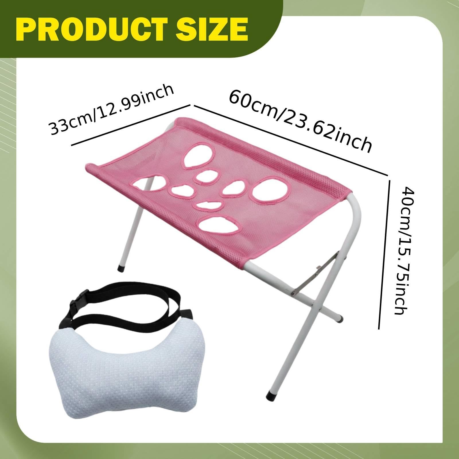 Hundepflege Hängematte Hund Hängegestell Pflegehilfe Pflegeschlinge mit Stabiler Aufhängung Und Reißfestem Mesh Material für Baden Krallentrimmen Ohre, Rosa
