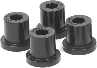 Daystar, Jeep CJ Polyurethane Frame Shackle Bushings Rear, fits CJ5/7/8 1976 to 1986 4WD, KJ02006BK, Made in America - 4 pack,Black