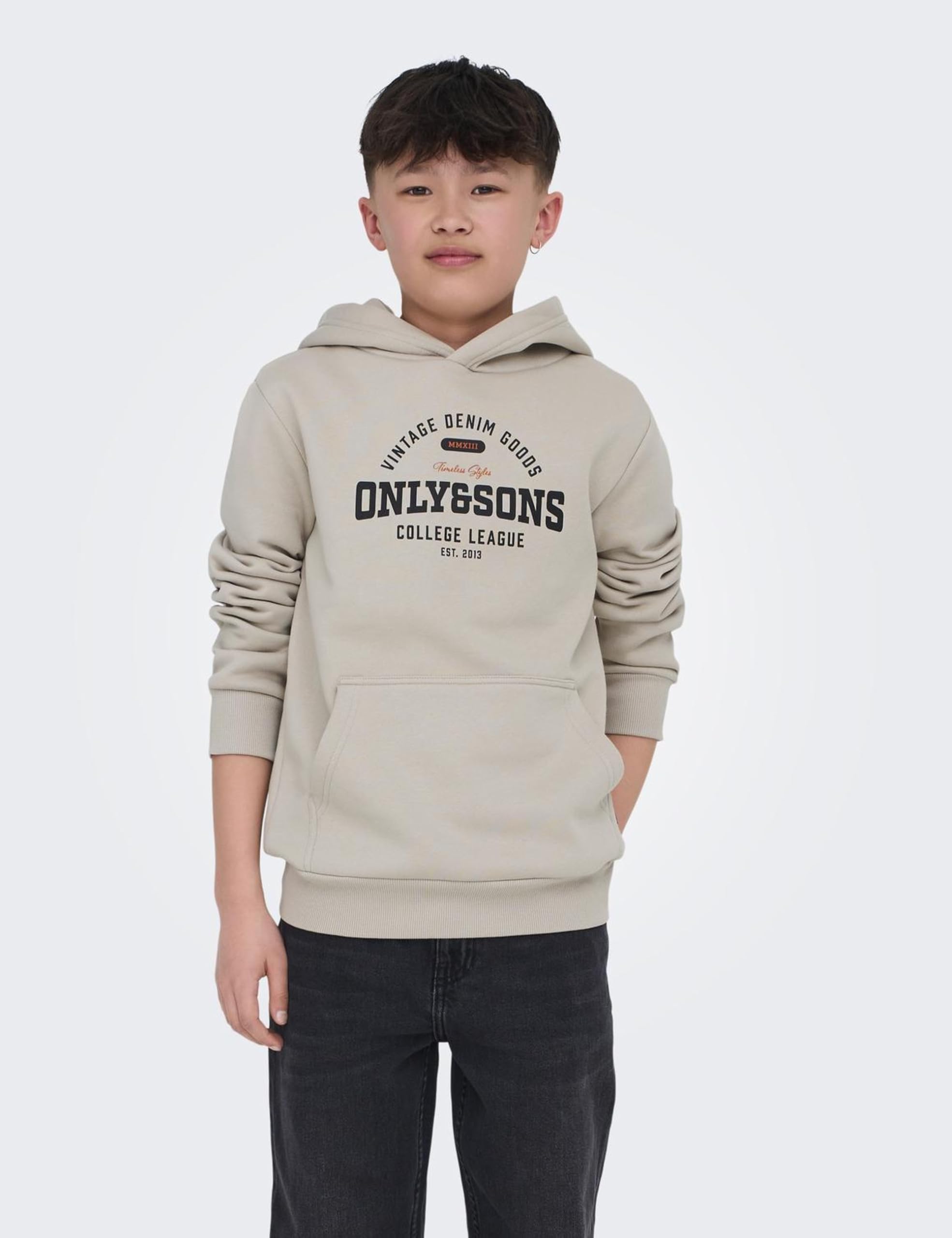Only & sons junior Osjceres Reg Vintage Print Hood Swt Noos Osjceres Reg Vintage Print Hood Swt Noos Niños (Pack de 1)