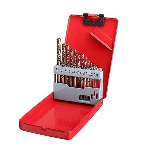 M35 - Juego de brocas para perforación de agujero de metal, acero de alta velocidad, recubiertas de carburo duro, herramientas de carpintería (juego