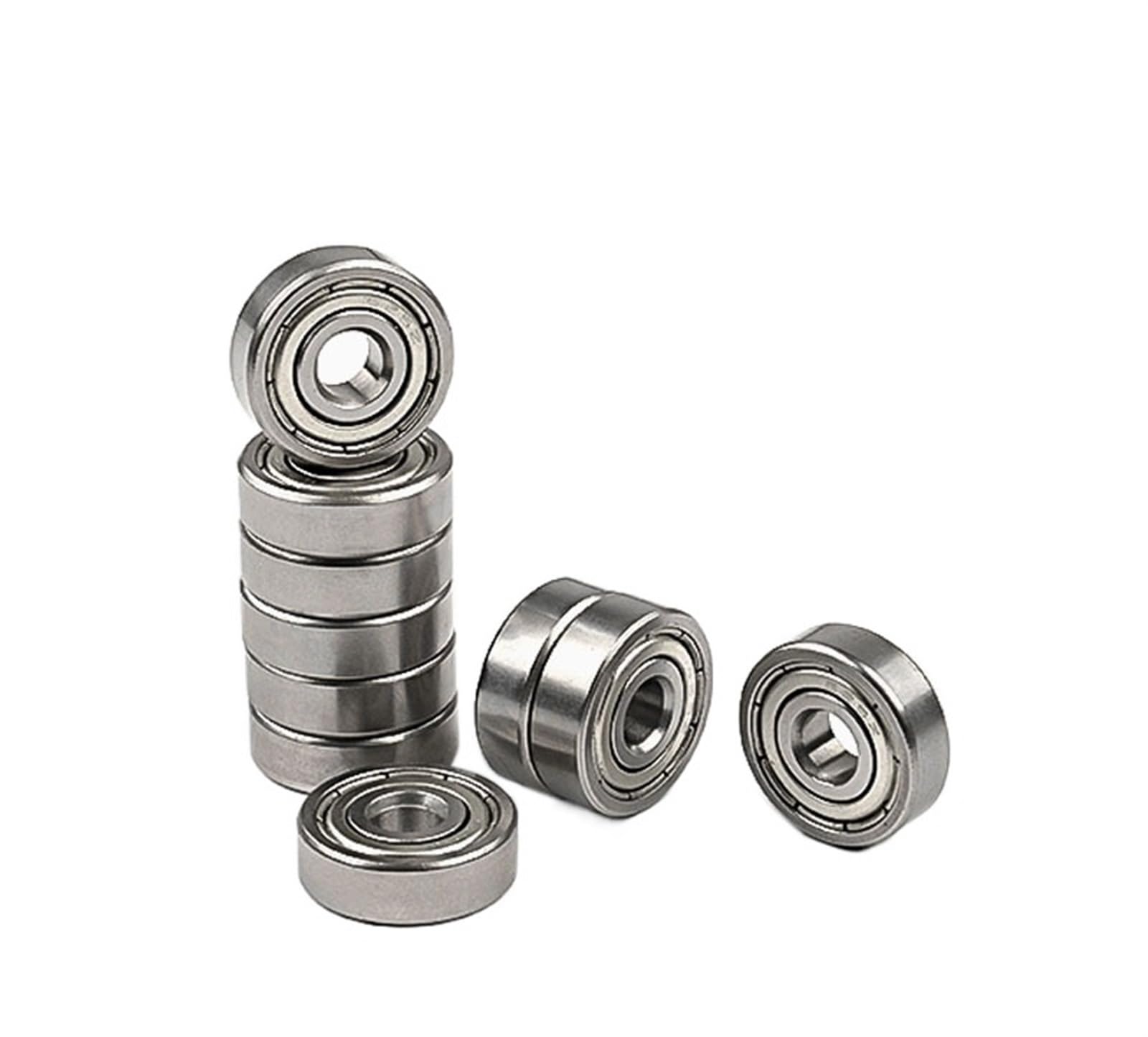 HYUJNAFZR Bimetal Seal Shield Micro deep Groove Bearing 10/20PCS 623ZZ 3x10x4mm ABEC-1 Miniature Ball Bearings(623ZZ 20PCS)