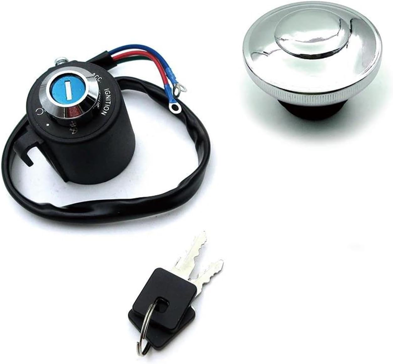 オートバイの点火スイッチ ロック ガス キャップ オイル 燃料タンク