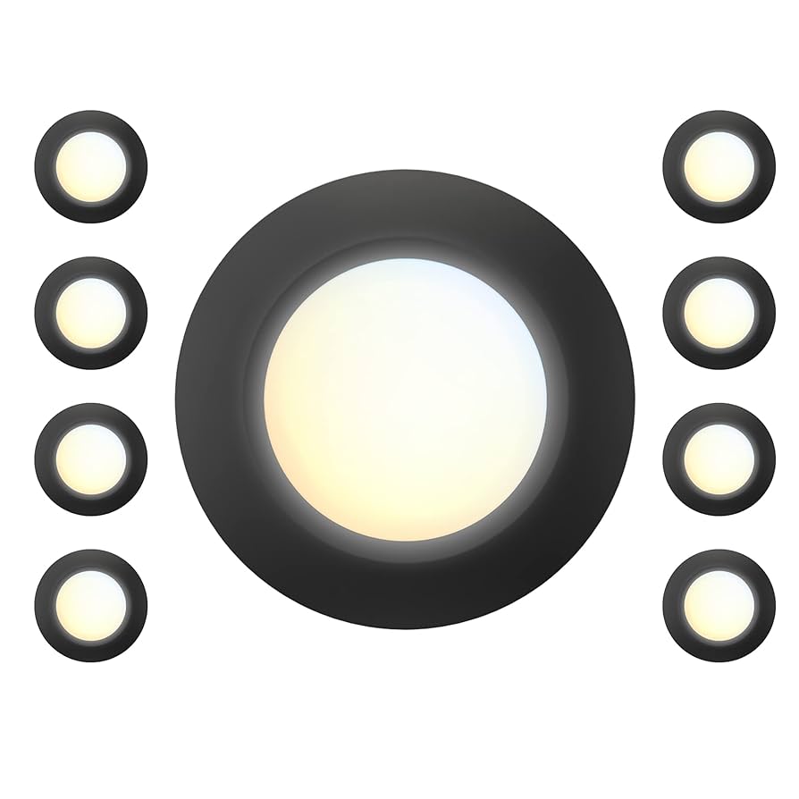 AOD-3 ③ JULLISON 20 Packs 6 Inch LED Low Profile Recessed & Surface