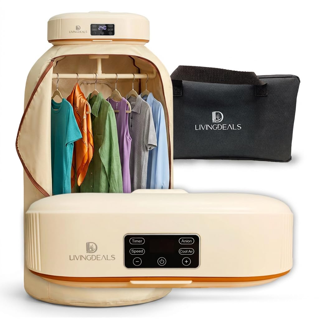 Amazon.com: Portable Clothes Dryer for Travel – Compact Foldable