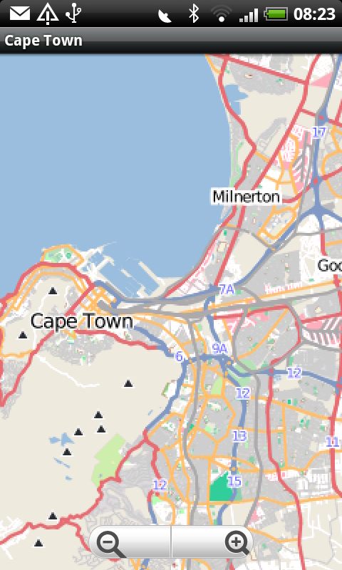 Cape Town Street Map - App on Amazon Appstore