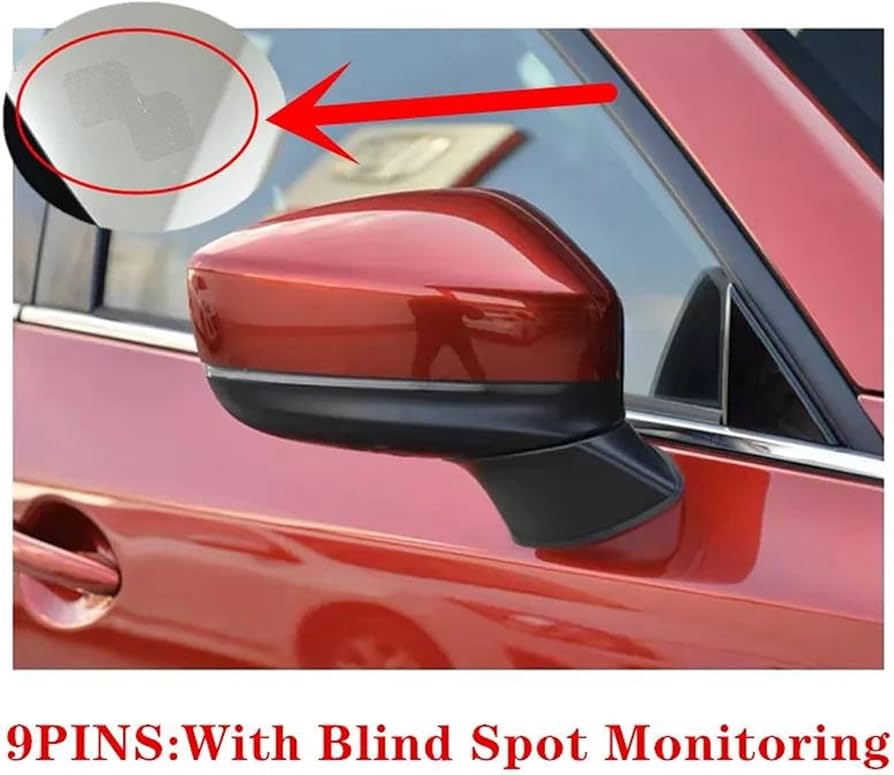 Amazon | 車側外部バックミラー マツダ CX5 CX-5 17 18 19 20 8 ピン 9