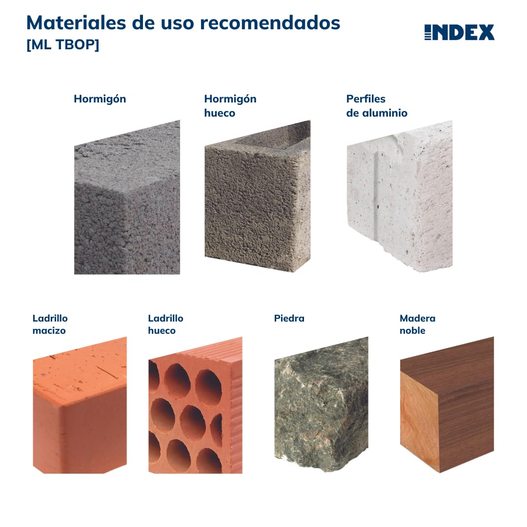 Index Fixing Systems ML TBOP Maletín con 670 Piezas para Bricolaje