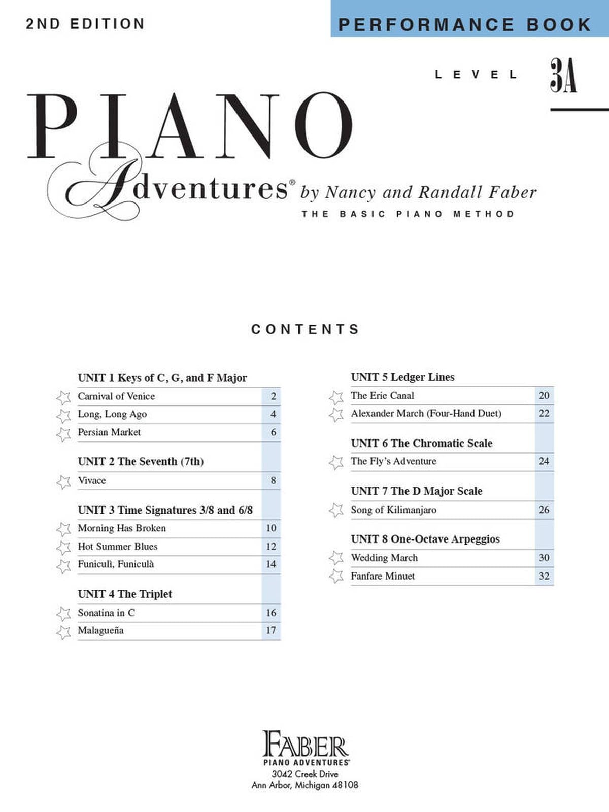 Piano Adventures: Performance Book - Level 3A, 2nd Edition | Early Intermediate Piano Songbook for Students | Sheet Music for Kids and Adults | Solo and Duet Pieces | Faber Piano Method Book — Amazon image 12