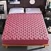 RIYIFER Protège-Matelas, Protection 6 Côtés Matériel De Coton Couvre Et Protège-Matelas avec Zip Autour Antibactérienne Anti-Acariens Facile À Démonter, Facile À Nettoyer,Rose,150 * 200+20cm