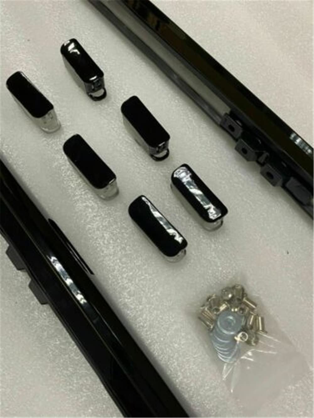 Black Roof Rail Bars For Acura RDX 2019-2022 | Aluminum Side Rails With Hardware