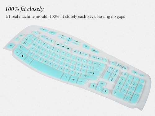 Miniatura 2 de Logitech - Funda para teclado Logitech MK550, Logitech MK570 K350 Wireless Wave Keyboard, Logitech K350 MK550 MK570, protector de teclado Logitech