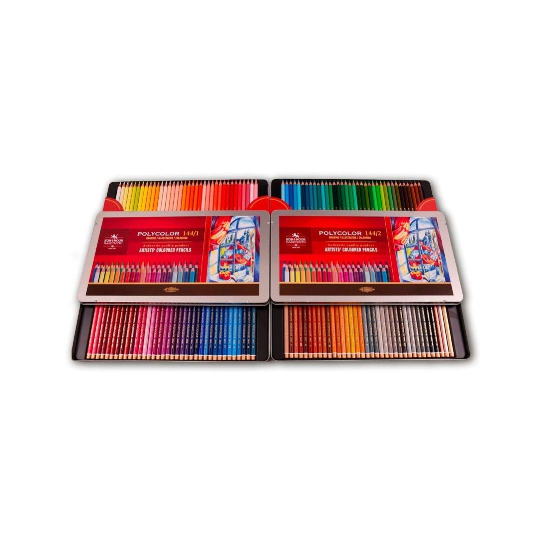 Koh-I-Noor Polycolor Artist's Coloured Pencils - Assorted - Set of