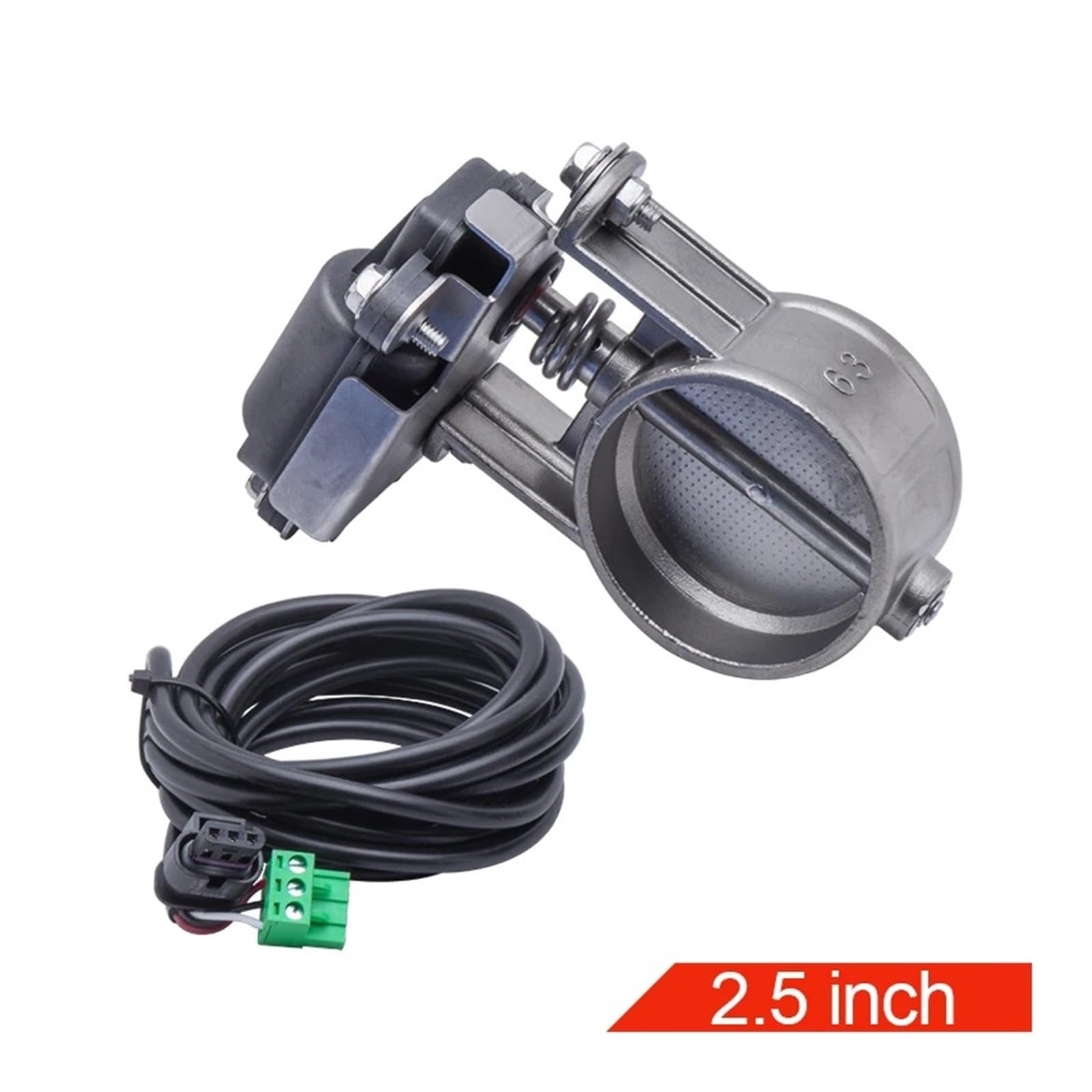 Valvola EGR Ricircolo Gas Scarico Controllo Valvola Elettrica Valvola Di Ritaglio Di Scarico Universale Da 2,0 E 2,36 E 2,5 E 2,75 E 3,0 Pollici Con Telecomando
