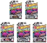 Hot Wheels 2021 Dia De Los Muertos Halloween Complete Set of 5 Diecast Vehicles from DXT91-956D 1st Release