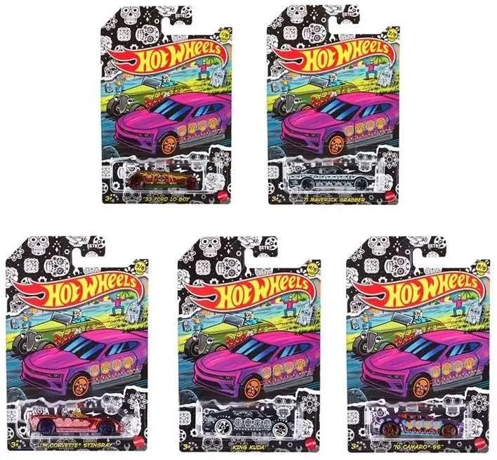 Hot Wheels Dia De Los Muertos Set