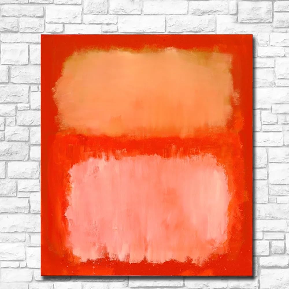 LTjiajuypd Canvas Prints Wall Pictures For Living Room Abstract Mark Rothko Untitled Art Home Decor Modern Oil Painting(70x100CM/Frameless)