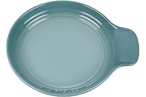 Le Creuset Stoneware Spoon Rest, 6 Inches, Sea Salt