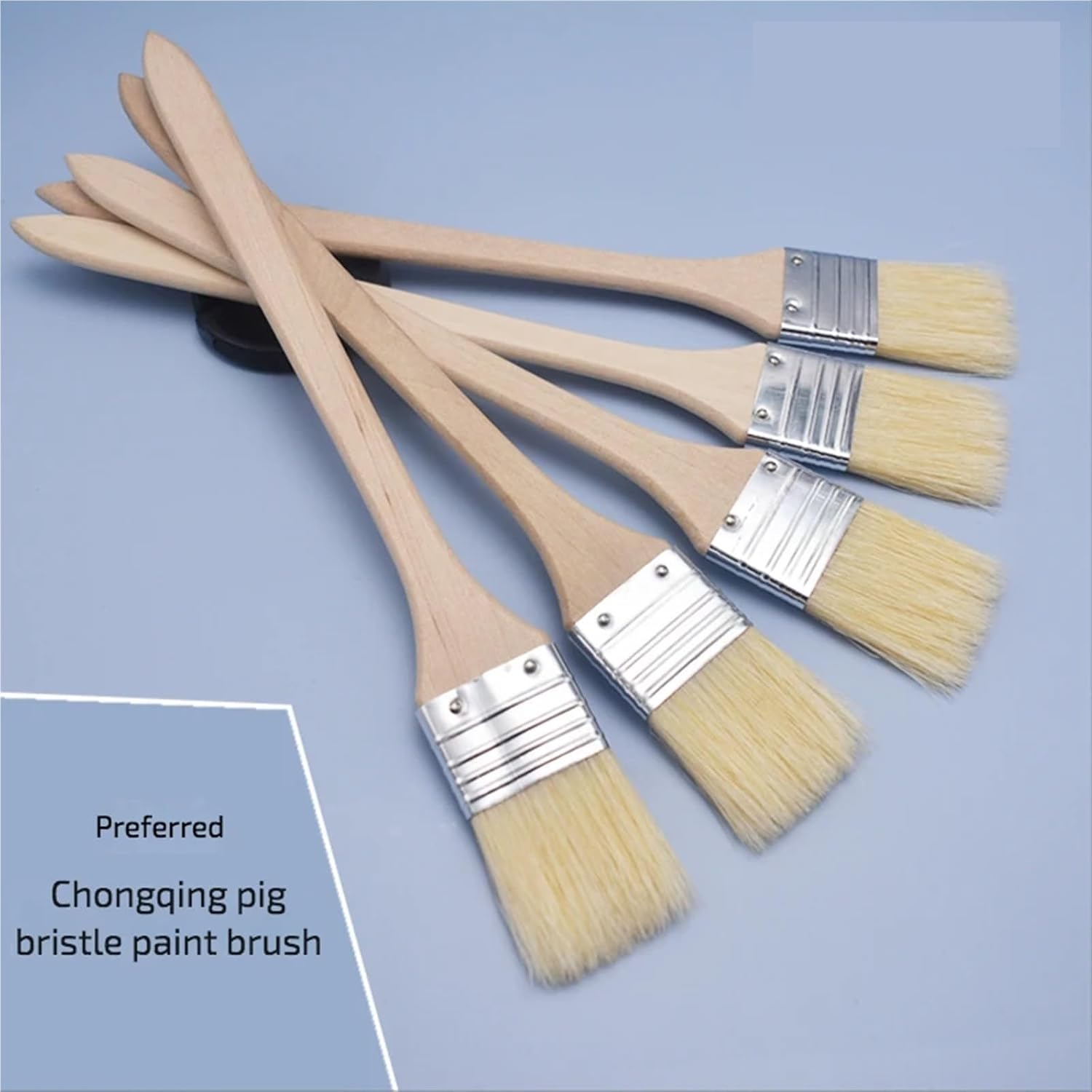 Paint Brushes 30Pcs Selected Pig Bristle Paint Brush Oil Painting Acrylic Gouache Wall Painting Row Pen BBQ Barbecue Cleaning Board Brush for Painting