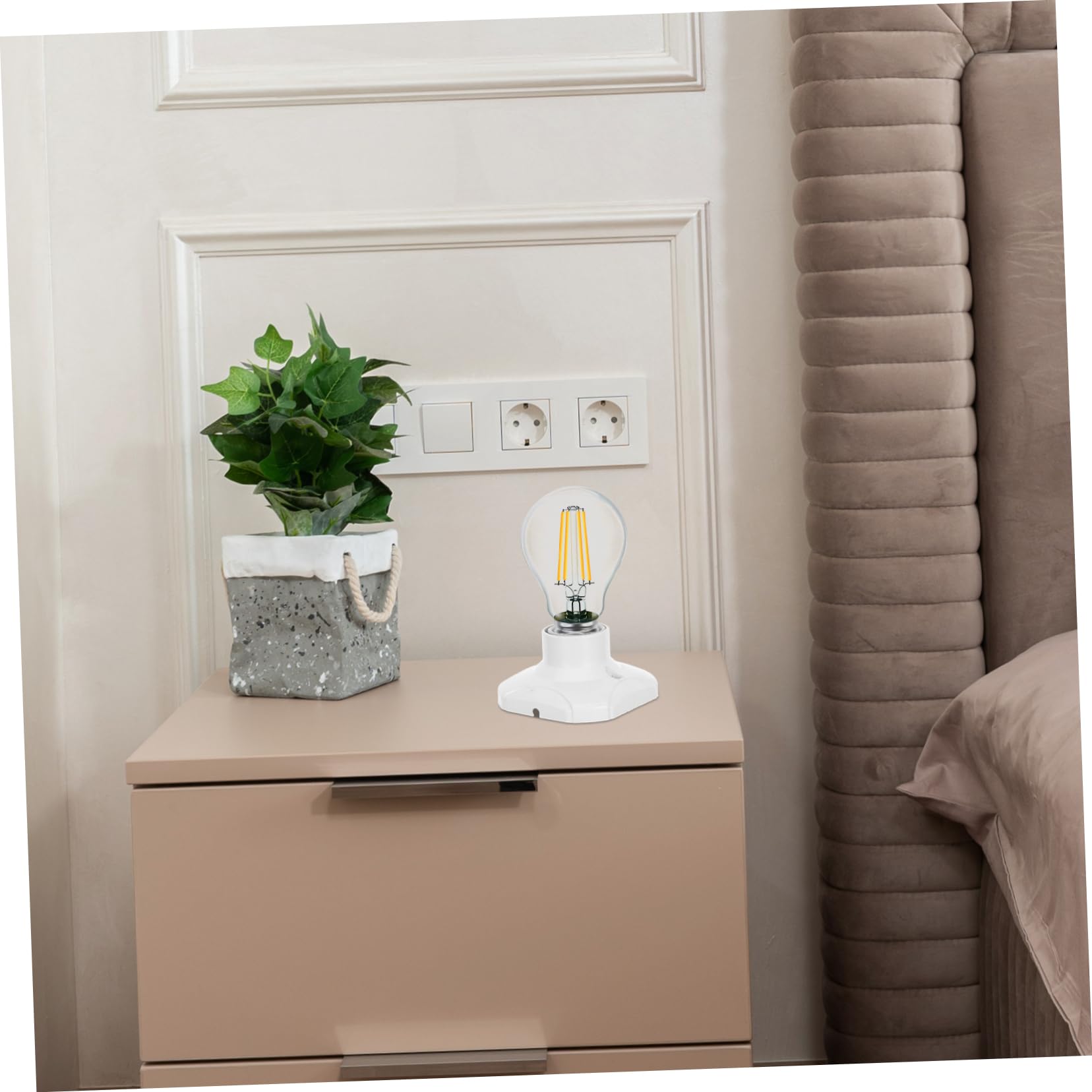 Portalampada a Vite E27 250v, Set 20 Pezzi, Base Ceramica