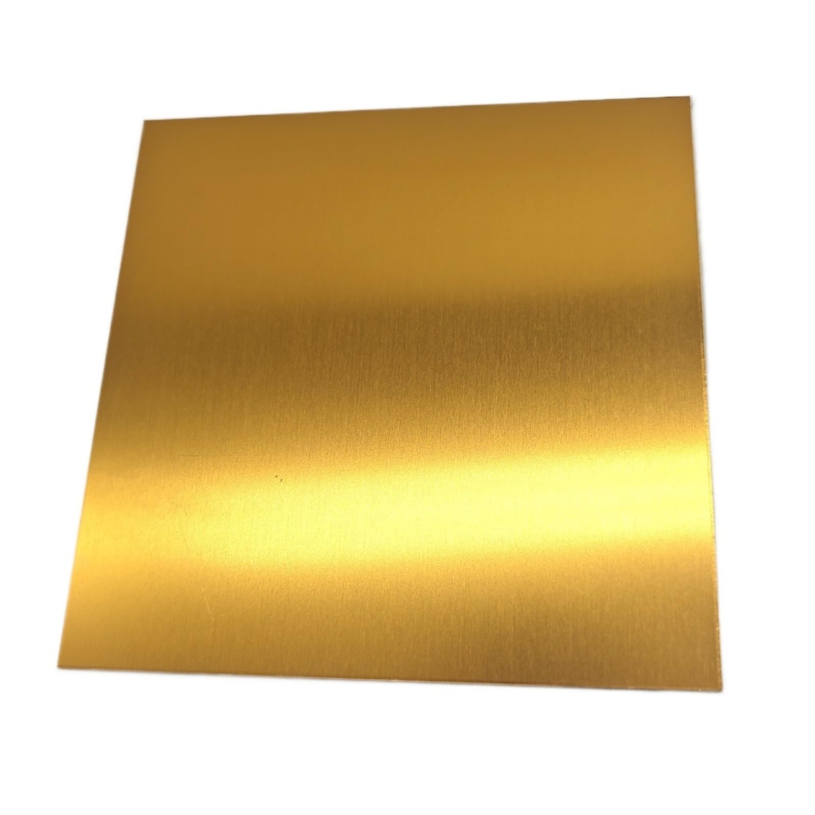 5 Stück goldeloxierte Aluminiumlegierungsplatten, 100 x 100 mm und 200 x 200 mm, leichte Metallbleche for DIY-Projekte und Bastelarbeiten Werkzeuge(200x200x0.8mm)