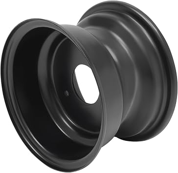 ATV Wheel Tire Rim 7 Inch with 3 Holes ATV Rim 7" Wheel 16x8-7 for Wheel Rim Tire Direct Replacement 125cc ATV Tire 1Pcs Black