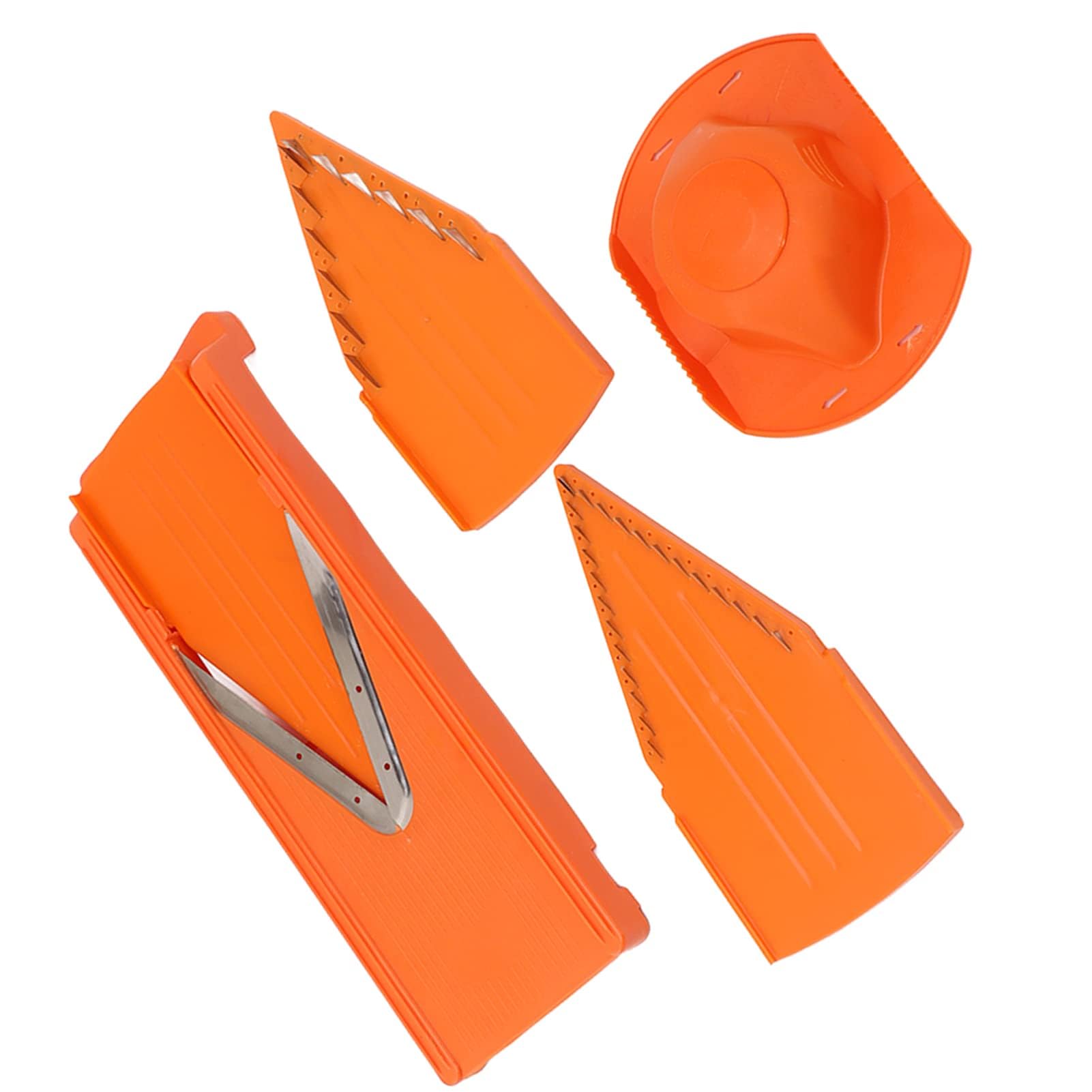 V Blade Mandoline Slicer, Stainless Steel Vegetable Slicer Manual Vegetable Cutter Vegetable Cooking Tool Potato Onion Cheese Shredder