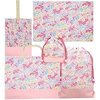 ハンドメイド お着替え袋 女の子 お弁当袋 コップ袋 給食袋 ランチョンマット ハンドメイド お弁当袋 コップ袋 ランチョンマット2枚 4点セット