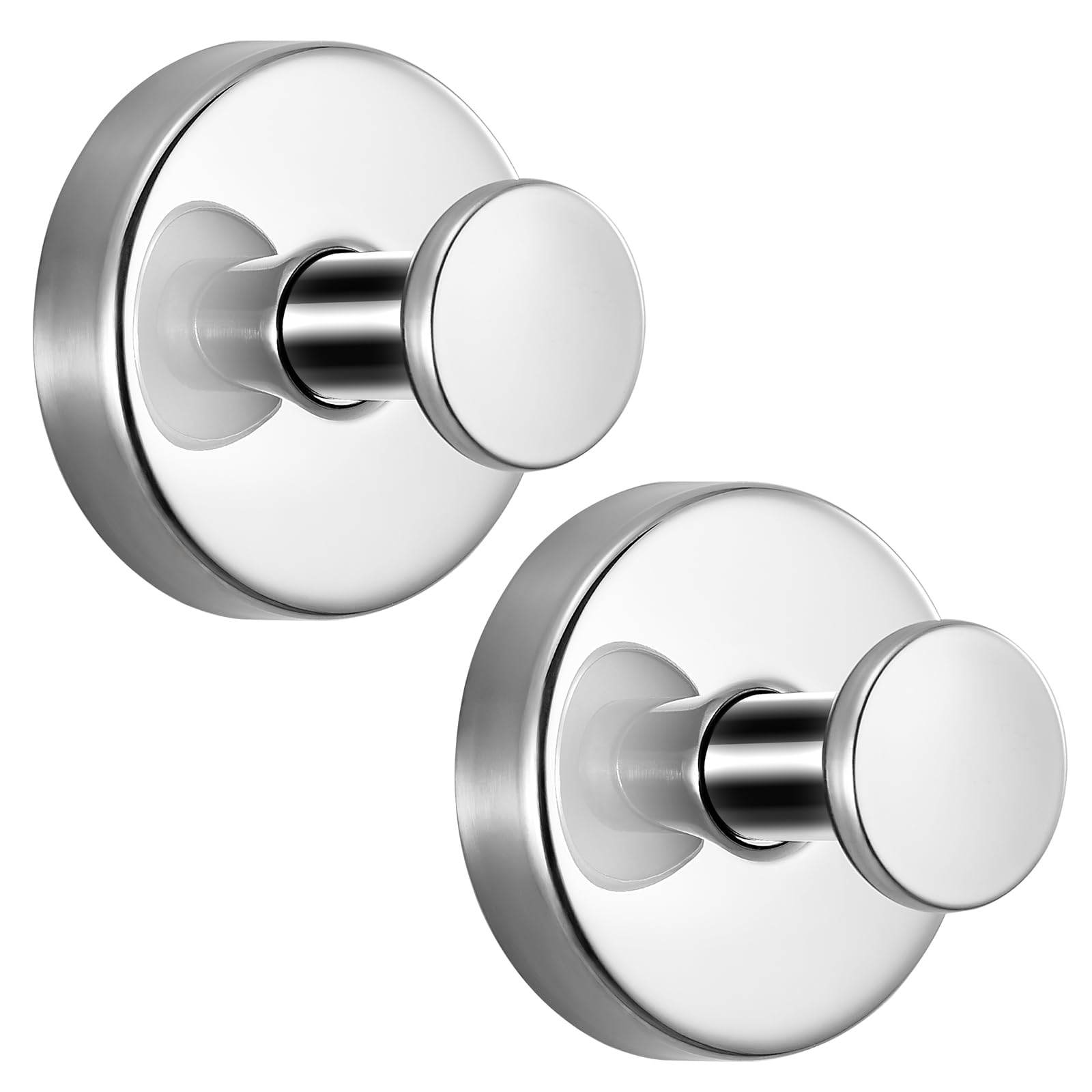 Fenas Suction Cup Hooks for Shower No-Drill Bathroom Hooks for Towels, Robes, Loofah Mountable on Bathroom Walls, Kitchen, Glass, Mirrors, Tile and