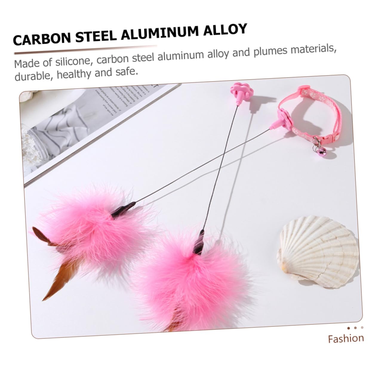 ERINGOGO 2pièces Jouet Plume pour Chat Jouet Interactif pour Chat Intérieur pour Chaton Stimule Instinct De Chasse