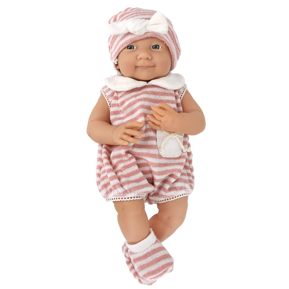 Tenue Poupon Bébé Reborn ZWOOS Vêtements Poupée 35-45 Cm - Tenue Avec Chapeau Et Chaussettes Pour Baby Born, Annabell Vêtement Poupée Avec Chapeau