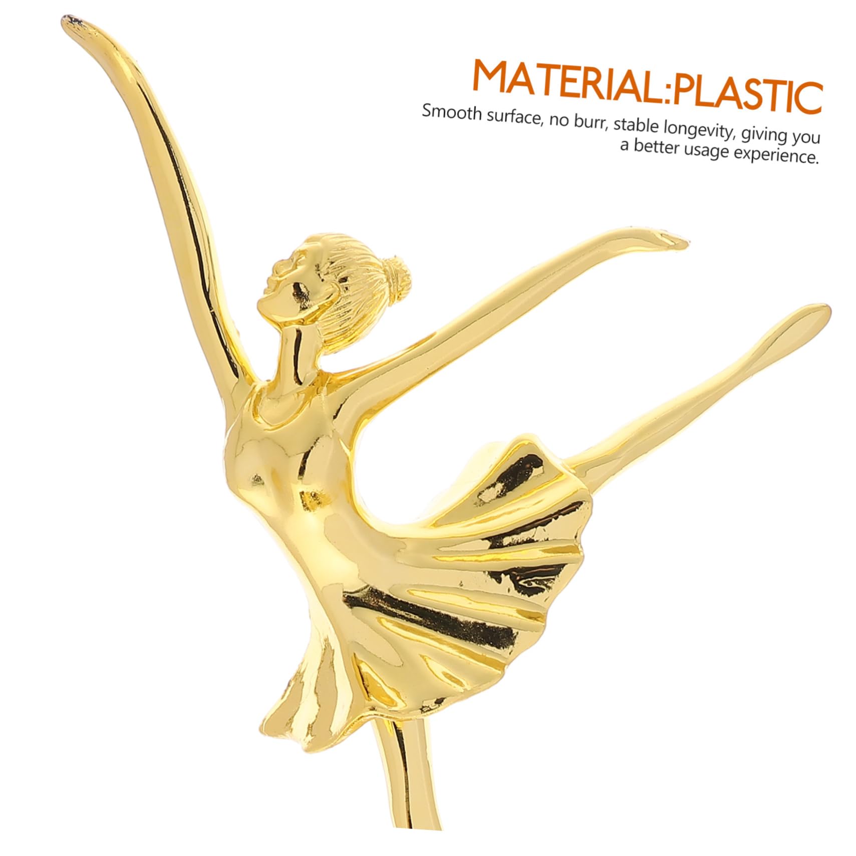 BESPORTBLE Trophäe des Tanzwettbewerbs glitzernder Rock Ballett-Pokal Tanzkostüme Ballett- Tanzwettbewerb Trophäe Ballett Trophäe kleine Tanztrophäe dekorative Balletttrophäe Plastik