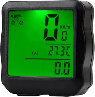 Bike Speedometer, Wired Bicycle Computer Odometer Waterproof Backlight LCD Digital Cycling Bike Computer Speedometer Suit for Most Bikes M1 Cycling ANT+ Cadence Sensor Heart Rate Monitor