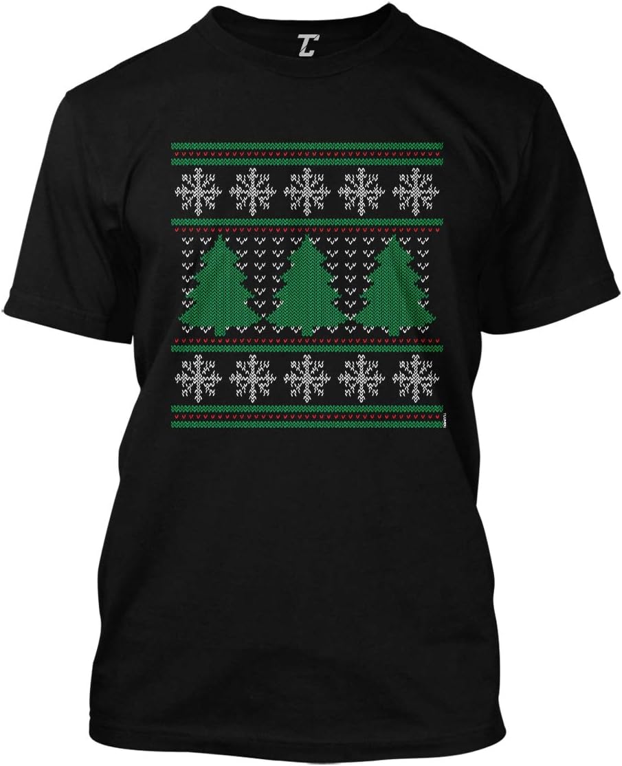 Tcombo Christmas Trees - Xmas Pattern Ugly Men's T-Shirt